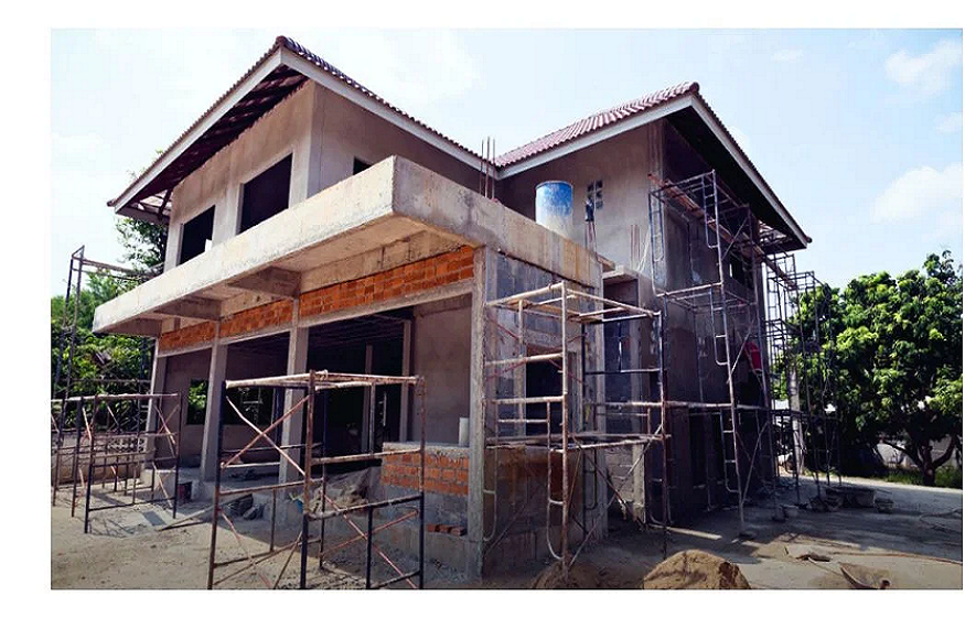 building a house